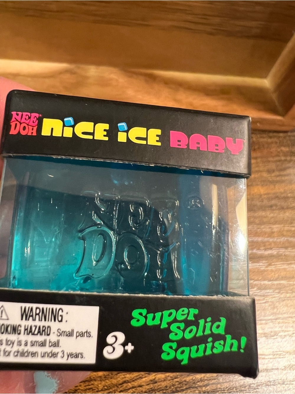 🔥🩵NeeDoh Nice Ice Baby Squishy Sensory Toy- Teal/Blue🔥Viral, brand new